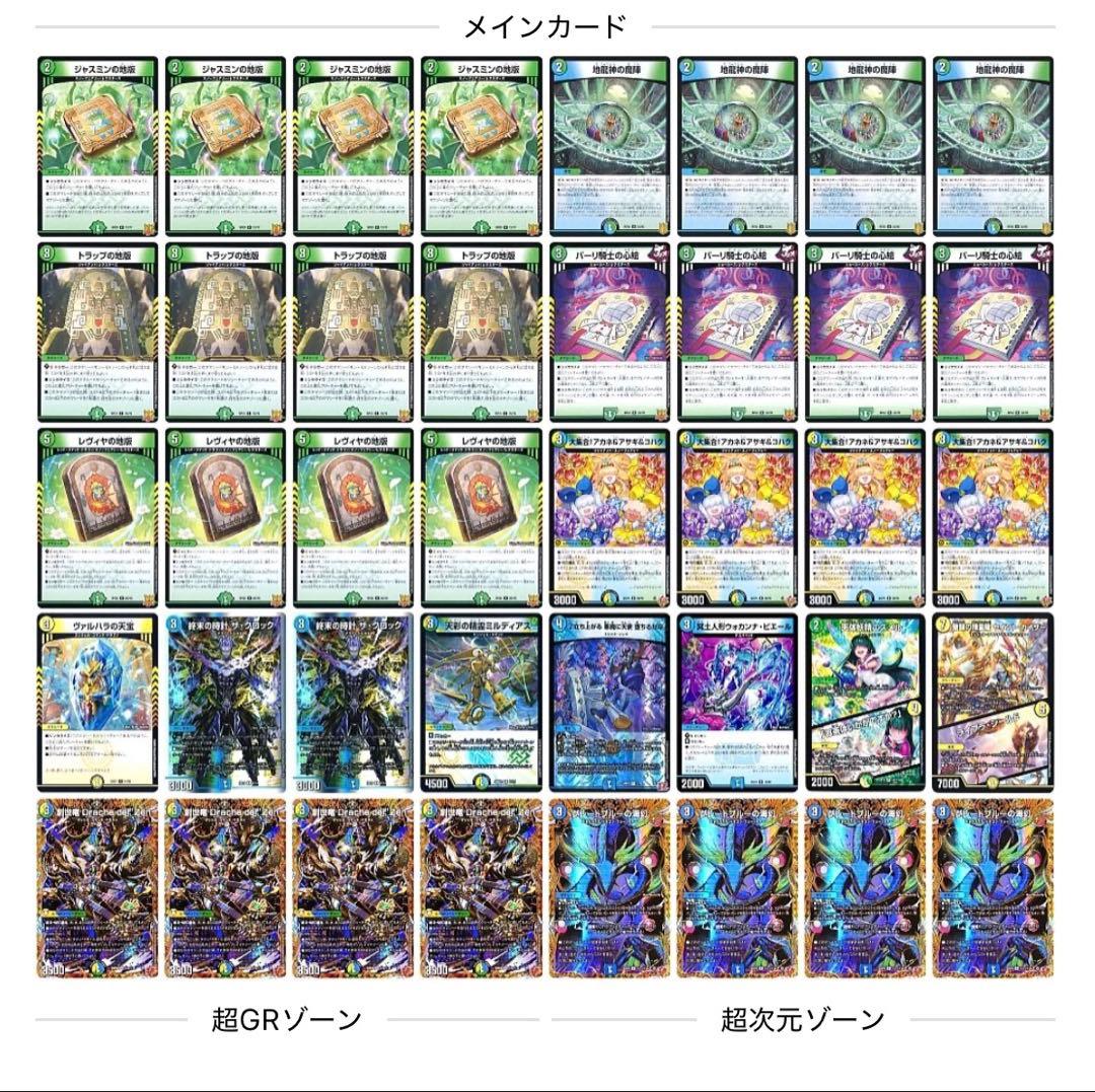 4cアルファディオス　創世竜ループ　トリーヴァダーバンデ　デュエマ　デッキ
