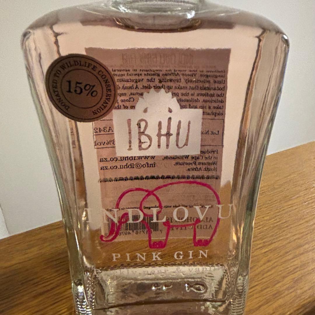 ジンINDLOVU ピンクジン 750ml　最新入荷／送料無料 寄付付き「新品」