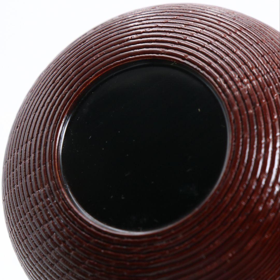 塗師 広斎作 糸目瓢形 薄茶器 棗 茶道具 共箱　C1038
