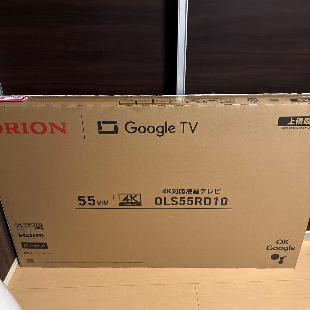 ORION 55V型 4K Google TV OLS55RD10