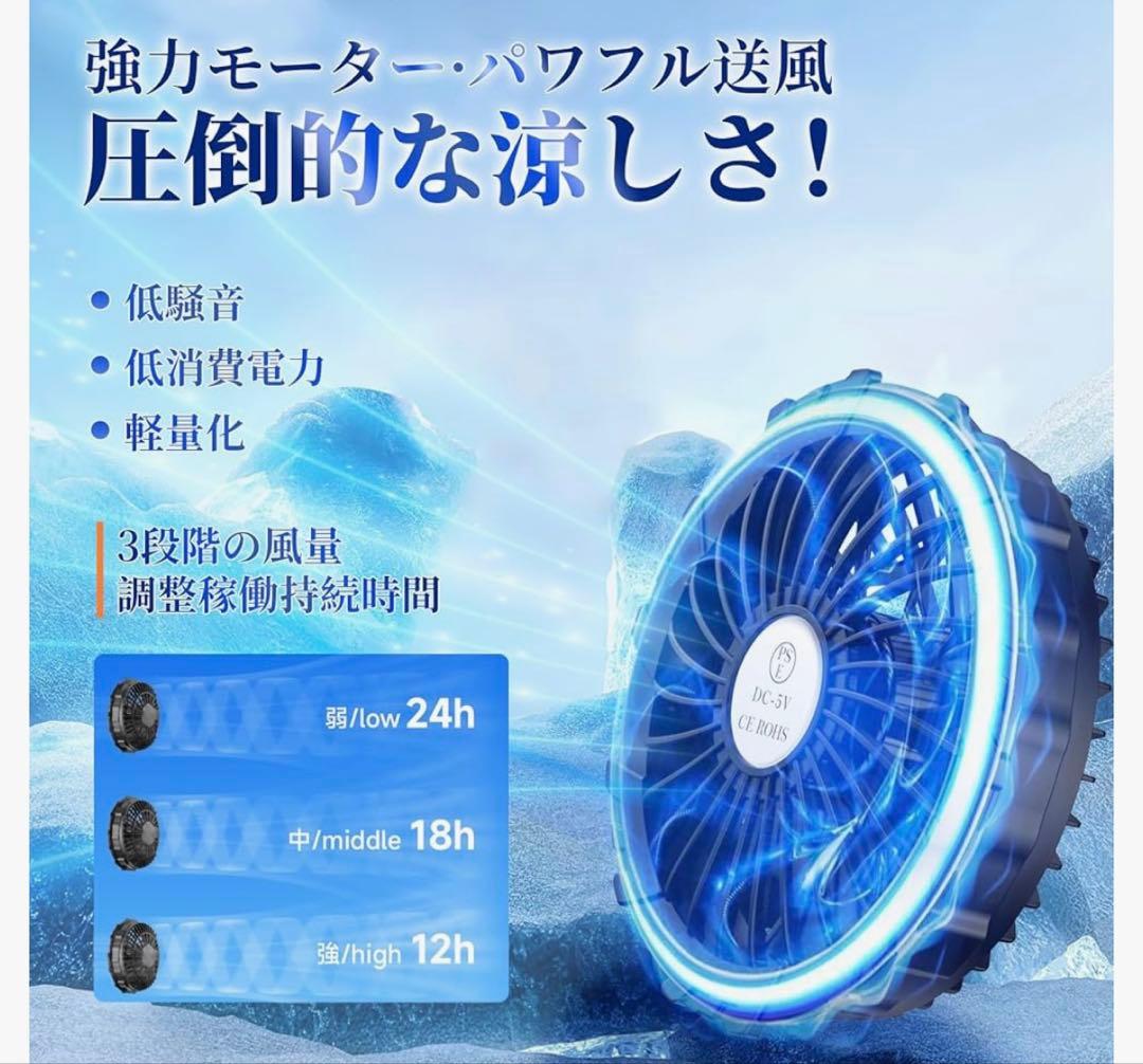 2157 新品　ファン付きベスト　バッテリー　セット　カモフラ　2XL 空調服
