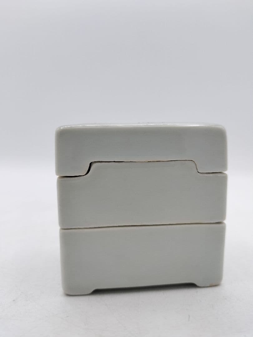 c792 煎茶　重巾合 青ラン 平安春峰 紙箱 茶道具 古物