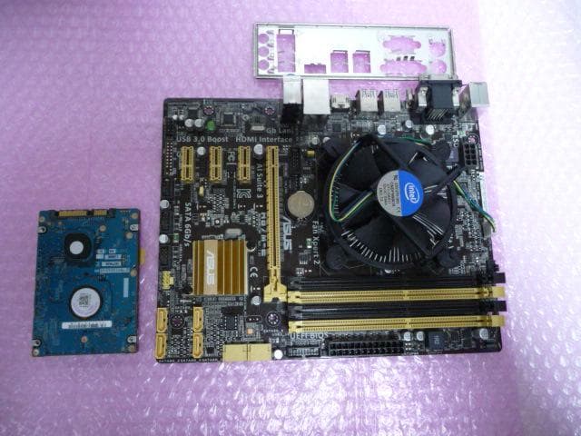 ASUS H87M-E CPU G1820@2.7GHz マザーボード